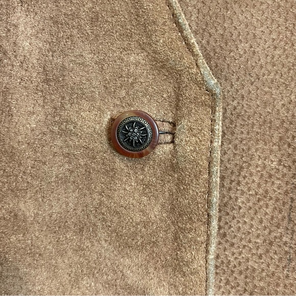 Vintage Leather Vest Men‎ Brown Classic Steampunk Professor Academia Size Large - Picture 6 of 13